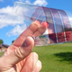 A flexible solar cell. Credit: University of Surrey